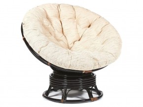 Кресло-качалка Papasan w 23/01 B с подушкой Antique brown, ткань Старт в Югорске - yugorsk.магазин96.com | фото