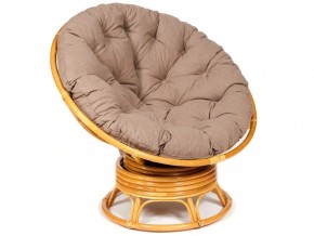 Кресло-качалка Papasan w 23/01 B с подушкой Honey, экошерсть Коричневый в Югорске - yugorsk.магазин96.com | фото