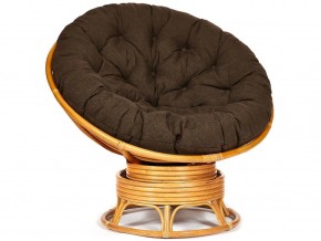 Кресло-качалка Papasan w 23/01 B с подушкой Honey, ткань Коричневый в Югорске - yugorsk.магазин96.com | фото