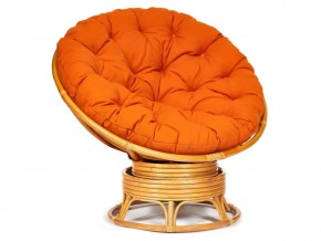 Кресло-качалка Papasan w 23/01 B с подушкой Honey, ткань Оранжевый в Югорске - yugorsk.магазин96.com | фото