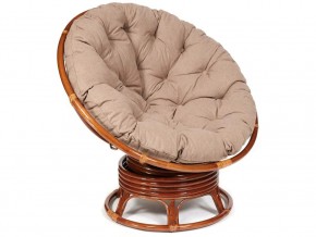 Кресло-качалка Papasan w 23/01 B с подушкой Pecan, экошерсть Коричневый в Югорске - yugorsk.магазин96.com | фото