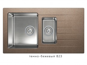 Мойка комбинированная Tolero twist TTS-890 Темно-бежевый 823 в Югорске - yugorsk.магазин96.com | фото