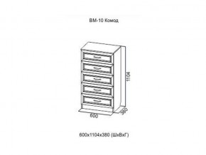 ВМ-10 Комод в Югорске - yugorsk.магазин96.com | фото